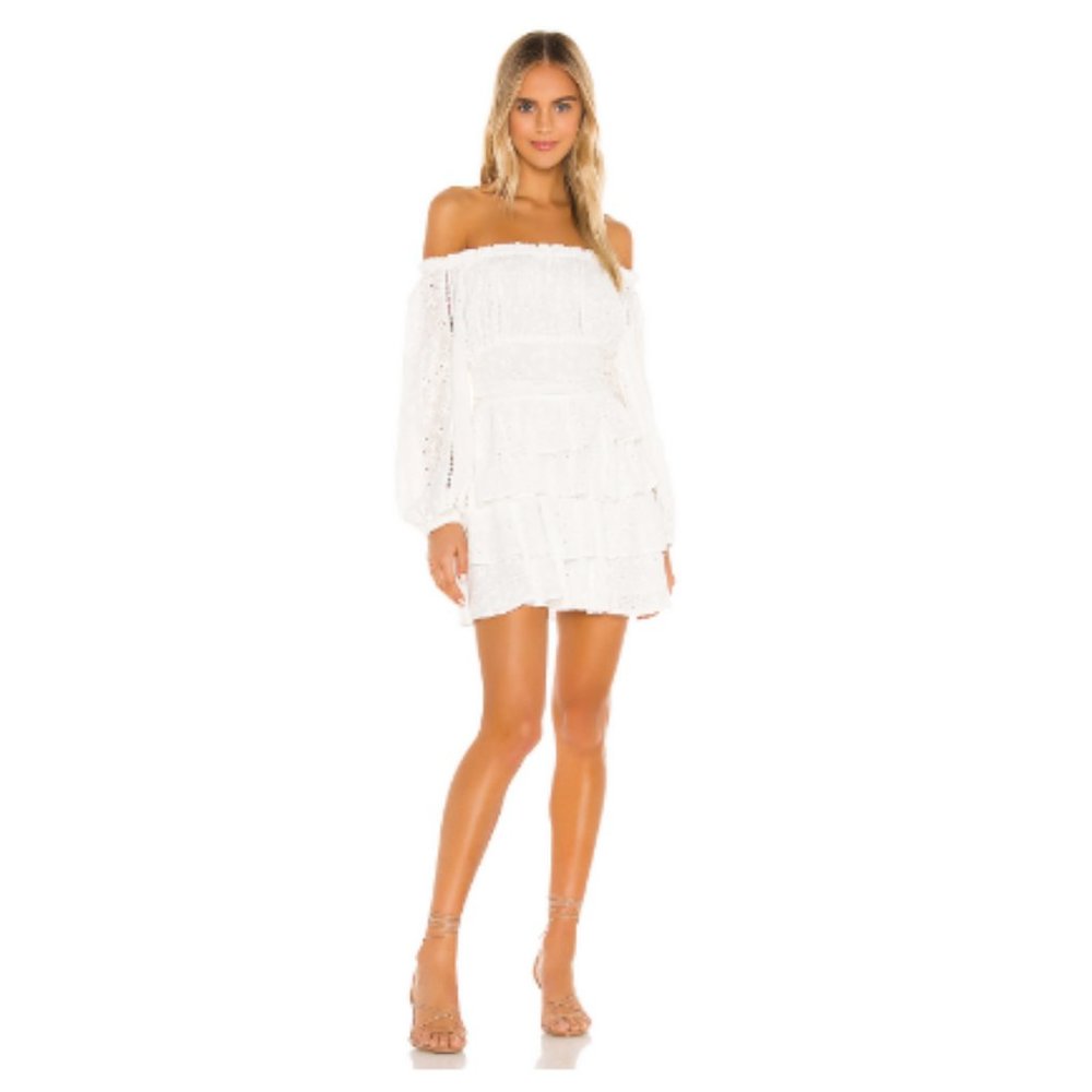 Revolve Tularosa Newberry Mini Dress White eyelet